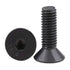 M8-1.25 x 60mm Flat Head Socket Cap Screws, 10 PCS Countersunk Bolts, Alloy Steel Grade 10.9, Fully Threaded, Allen
