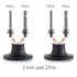 2 Pack 2 1/4 Grinder(2inch 2Pcs) Tshya Quick Change Disc Pad Holder, Disc Holder, with Pcs Shanks for Die