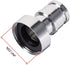 uxcell Brass Faucet Tap Quick Connector M22 UNF Female Thread Hose Pipe Socket Adapter