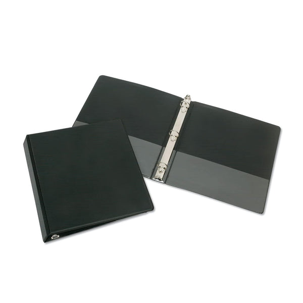 Round Ring Binder - 1" Capacity - Black