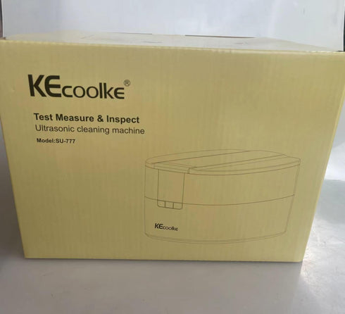 KECOOLKE Ultrasonic Jewelry Cleaner, 750ml Sonic Cleaner with Digital Timer for Eyeglasses, Rings, Coins, Silver,