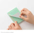 Monolike Memopad Boldline Color Design SET, 4 Packs, 100 Sheets Per Pad, Total 400 Sheets