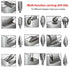 Carbide Burr Set: 10Pcs Rotary Burr Set Head with 1/8" Shank for Die Grinder Bit Tool
