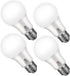 Energetic 4-Pack Dusk to Dawn LED Outdoor Light Bulb, 60 Watt Equivalent (6W), 800LM, Warm White 3000K, E26 Base