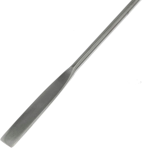 Maxmoral Stainless Steel Mini Double-Ended Spatula, Semi-Micro Shovel, Tapered Arrow End, 50 mm X 9 mm