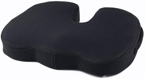 Tailbone, Seat Cushion Orthopedic Memory Foam Non-Slip Coccyx Pillow for Prostate, Sciatica & Lower Back Pain Relief