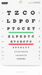 PECULA Snellen Chart, Wall Chart for Eye Exams, 10 ft, 9 x 14 in