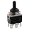 Baomain Toggle Switch with Cap, AC 250V 15A DPDT 3 Position ON/Off/ON, 6 Pins C-523A CE Listed