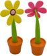 Maydahui 8PCS Flower Ballpoint Pens Set - Cute Creative Design with Plant Pot Stand for Student Party Gifts