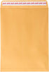 JAM PAPER 10 x 13 Open End Premium Envelopes with Peel and Seal Closure - Brown Kraft Manila, 50/Pack