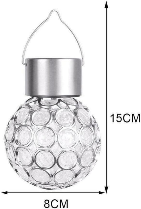 ansu Multi-Color LED Solar Lantern - Waterproof Outdoor Light