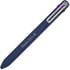 Pentel iZee 4 Colour Ballpoint Pen - Deep Blue, Deep Violet & Sky Blue Barrels - Multi Ink - Pack of 9 by Pentel