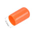 uxcell 100pcs Rubber End Caps, 12mm ID Vinyl Round Tube Bolt Cap Cover for Screw Thread Protection