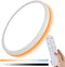 Dimmable LED Flush Mount Ceiling Light Fixture with Remote Control, 24W 2400LM,