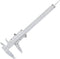 Vernier Caliper, Measuring Tool Micrometer Carbon Steel Inch/Metric 0-6" Range 1/128 Inch Dual Reading Scale