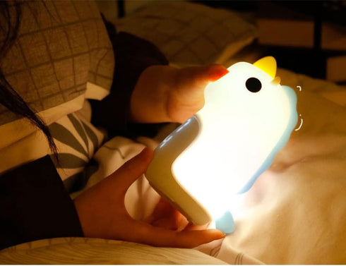 JYCCYIHENG Childrens Room Night Light, Cute Baby Night Light, Toddler Night Light, Soft Silicone Light, Color Changing