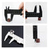 TamBee Plastic Vernier Caliper, 150mm Mini Caliper for School Students, 5PCS Double Scale Jewelry Brow Sliding Gauge