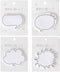 Fun White Thought Bubble Sticky Notes - Thought Cloud Sticker Notes Self-Stick Memo Pads Set for Kids Office
