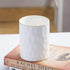 Ceramic Round Irregular Pen Holder for Desk, Cute White Makeup Brush Organizer
