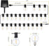 Sunlitec 30 Bulbs 50 Solar String Lights Waterproof LED Indoor/Outdoor Hanging Umbrella Lights with - Ft Patio Light