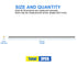 Glarks 2Pcs 5mm x 356mm Stainless Steel Solid Metal Round Rod for DIY RC Model Car, Helicopter, Airplane