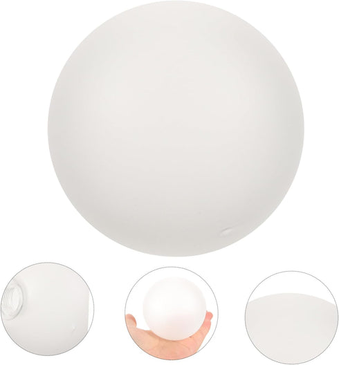 Frosted Glass Globe Lamp Shade Replacement Lampshade for Pendant Light Fixture Lightweight Cover Softens Light