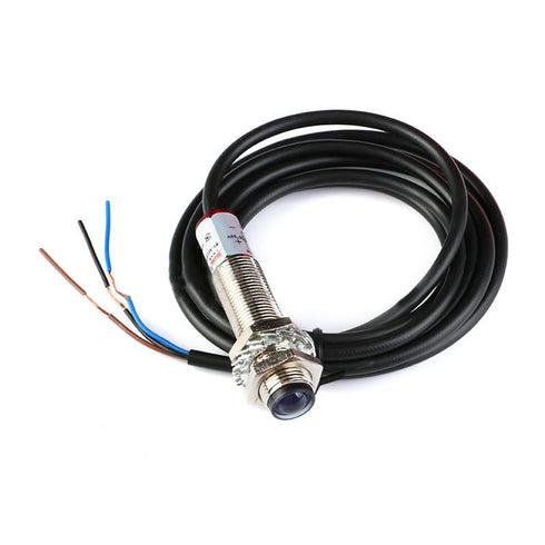 M12 Laser Collimator Photoelectric Switch M12JG-30N1, Semi Waterproof DC 20 Meters Distance Normally Open B-NPN-O