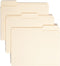 File Folder, 1/3-Cut Tab, Assorted Positions, Letter Size, Manila by Smead, 100 per Box (10330)