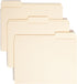 File Folder, 1/3-Cut Tab, Assorted Positions, Letter Size, Manila by Smead, 100 per Box (10330)