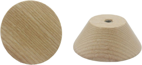 4PCS Closet 50mm/2''Diameter) Wooden Pull Handle, Solid Wood Dresser Wardrobe Door Pull,Cupboard Cabinet Bedside Table