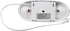 LED Emergency Light Fixtures with 2 Heads, 1800mAh Battery, US Plug, Adjustable Lamp Heads for Entry Exit Emergency