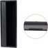 uxcell 5 Pcs Flush Pull Finger Insert Recessed Cabinet Handles, 109mm x 40mm x 20mm, Black
