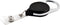 KEY-BAK Retract-A-Badge Retractable I.D. Badge Holder, 36" Cord, Carabiner Attachment, 5 Pack