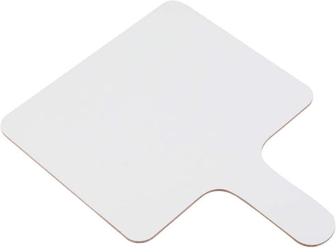 White Board Dry Erase Answer Paddle - Double Sided (1 Pack, 7.83" x 6.46")