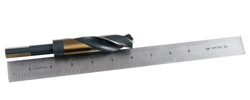 Accusize Industrial Tools 7/8'' ANSI M35 Drill, 1/2'' Shank, 135 Degree Split Point, Model 0412-0078