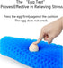Mergct Upgraded Gel Cushion: Oversized, Thickened Honeycomb-Pattemed Silicone Pregnancy Chair Pad forOffice, Classroom