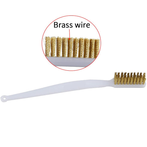 Imdinnogo 3D Printer Nozzle Cleaning Brass Wire Toothbrush Tool, 2Pcs