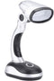 Zerodis Adjustable 12 LED Desk Lamp, Eye Care Reading Table Light, Battery Powered