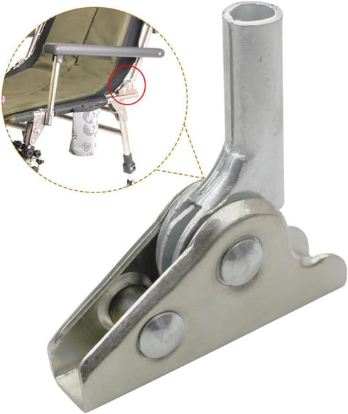 2pcs 5-Level Zerodeko Black Sofa Angle Adjuster Hinges for Folding Chairs with Adjustable Support Mechanism, Sturdy