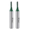 uxcell Router Bit 1/4" Shank, 1/8" Cutting Dia Single Straight Flutes Carbide Tool (2 Pcs)