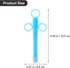 2Pcs 1 16.5X6.8CM Healifty Oil Syringe Douche Cleaner: Personal Lubricant Applicator Anal Vagina Cleaning Kit Reusable