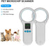 Rabitpos 1.44'' 500 Pet Microchip Scanner, Bluetooth Animal Tags Reader with TFT Display Screen, Handheld Rechargeable