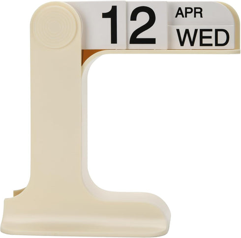 Homakover Flip Perpetual Calendar, Desk Calendar Standing Flip, Daily Perpetual Desktop Calendar with