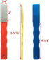 Diamond Color Coded Mini Diamond Hone Kit 3Grits #220,400,600 Flat Hand File Knife Sharpener Red/Yellow/Blue - 3pcs by OSFTBVT