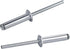 100 PCs 5/32'' x 1/4'' Aluminum Blind Rivets, Pack of 100 CT 4mm x 6mm Pop Rivets with Aluminum Grip and Steel Mandrel