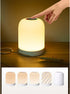 TTBDDDYH S0S 6-Color Dimmable Portable Night Light, Distress Light, RGB Color Changing Bedside Atmosphere Light, Touch