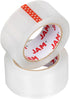 Packing 2 Inches 110 12 Pack JAM Paper Clear Tape - Standard Industrial Shipping Tape - x Yards per Roll - Large Rolls