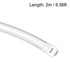 uxcell Silicone Tubing 3/8"(9mm) ID X 1/2"(13mm) OD 6.6ft Clear Silicone Rubber Tube for Pump Transfer