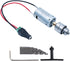 AUTOTOOLHOME Mini DC 12V Electric Hand Drill Motor & Twist Drills Set 1/88-1/6 inch JT0 Chuck Jewelry Craft Kit