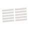 Luxshiny Terminal Barrier Strip 12-Position 10a Wire Terminals Connectors High-Toughness Plastic Brass
